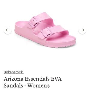 Birkenstock Arizona Essentials EVA Sandals in Light Pink
